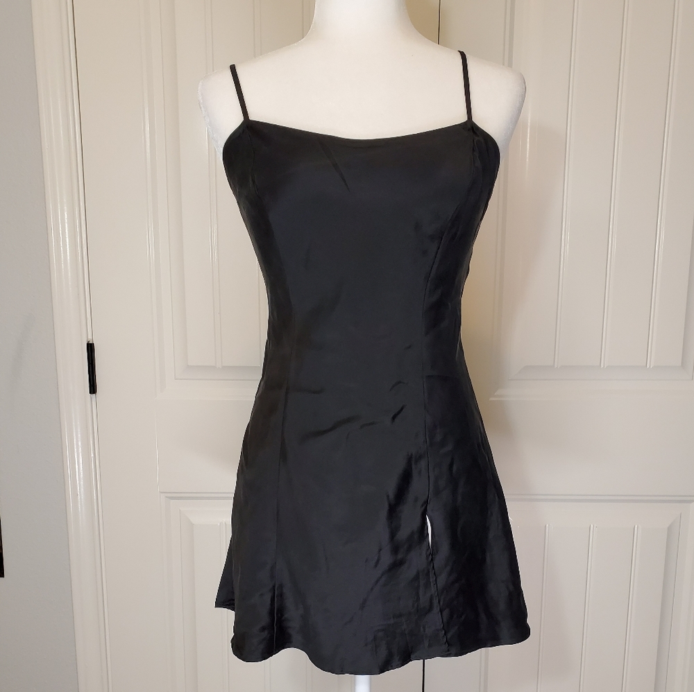 Victoria Secret silk black night gown
